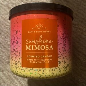 Discontinued Bath & Body Works Sunshine Mimosa Candle -